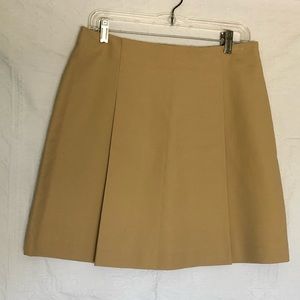 Vintage Ralph Lauren Tan Pleated Skirt